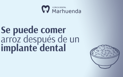 Se puede comer arroz después de un implante dental