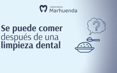 Se puede comer despues de una limpieza dental