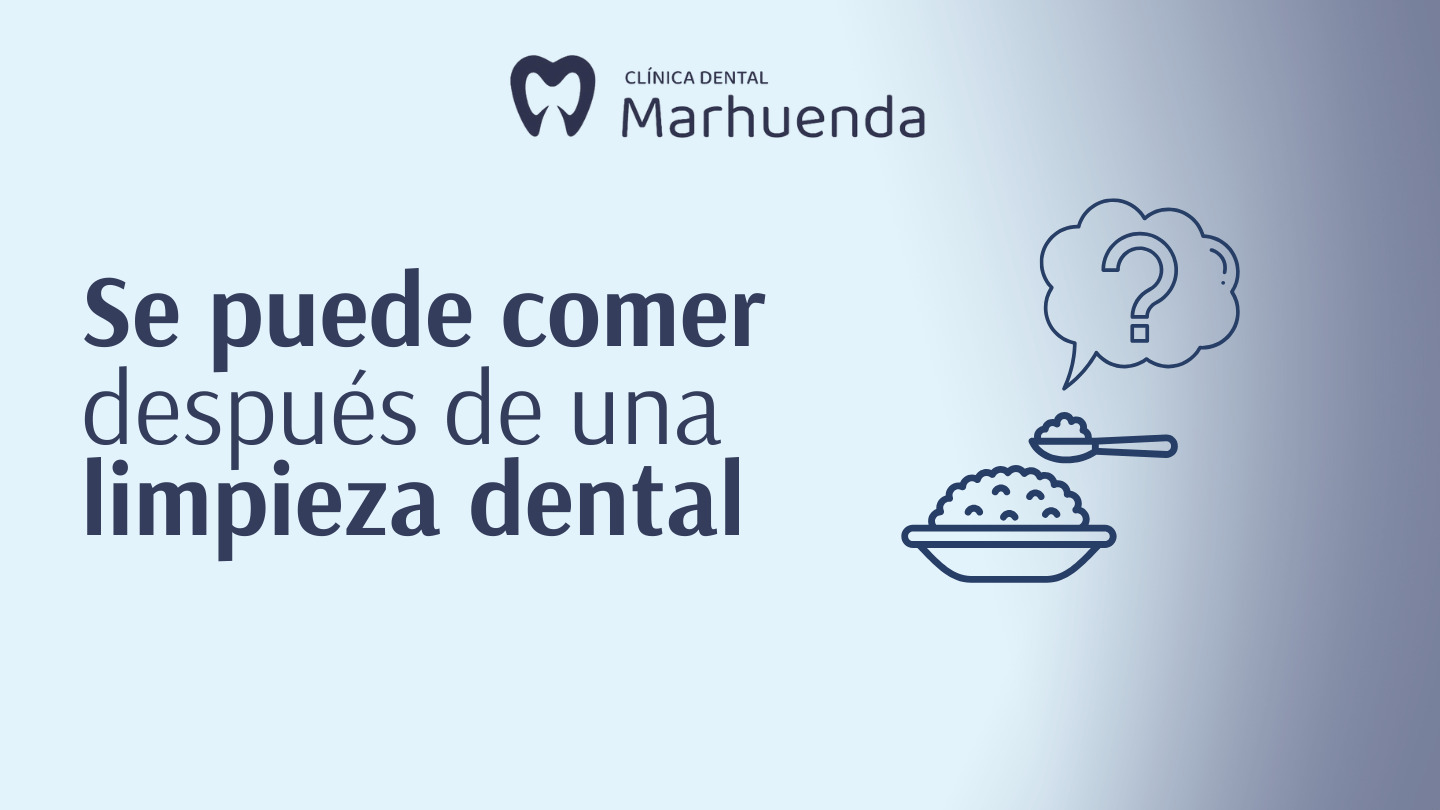 se puede comer despues de una limpieza dental